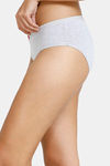 Zivame Anti-Microbial Low Rise Full Coverage Bikini Panty (Pack of 3) - Multicolor — thumbnail 4